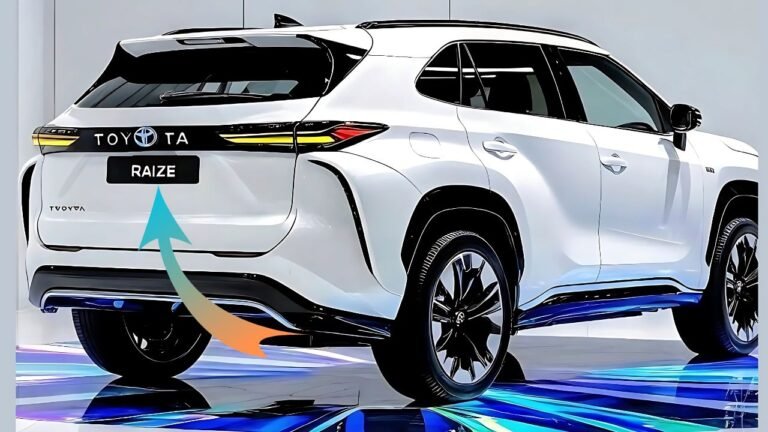 Luxury look of Toyota Raize 2025 with 29kmpl mileage and amazing premium features